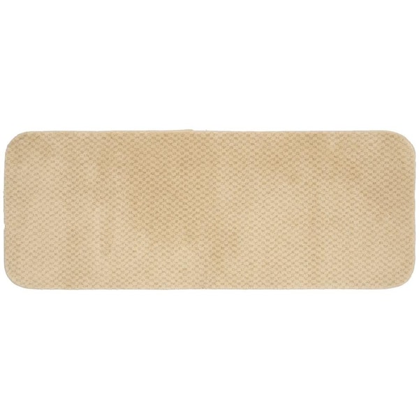 Garland Rug Cabernet Linen 22 in. x 60 in. Washable Bathroom Accent Rug
