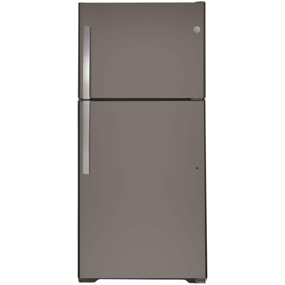 21.9 cu. ft. Top Freezer Refrigerator in Slate, Fingerprint Resistant, Garage Ready, Fingerprint Resistant Slate