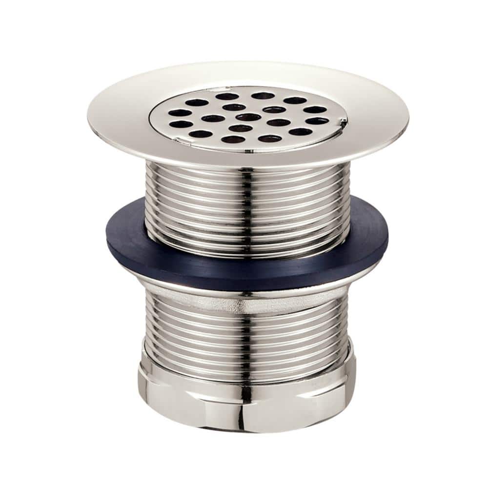 Seattle 2 in. Brass Grid Bar/Utility Sink Basket Strainer in Polished Nickel price history on PriceWatchPro