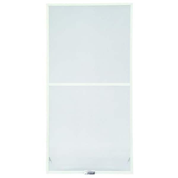 Andersen 35-7/8 in. x 54-27/32 in. 200 and 400 Series White Aluminum Double-Hung Window Insect Screen