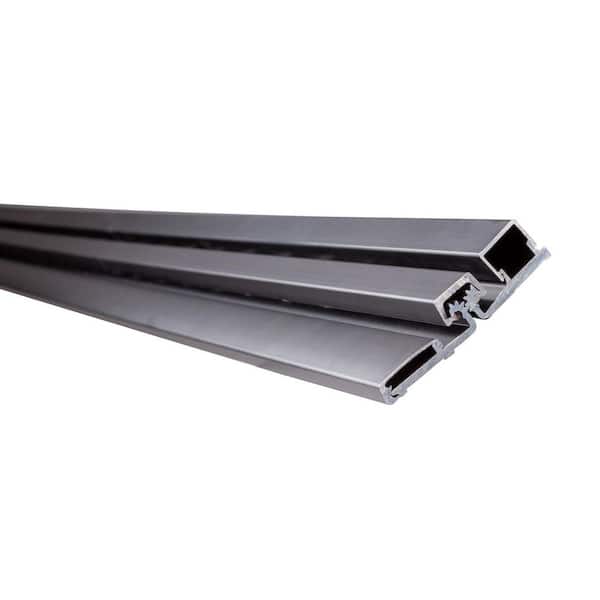 Global Door Controls 83 in. Heavy Duty Half Surface Narrow Frame Continuous No Radius Door Hinge in Duronodic