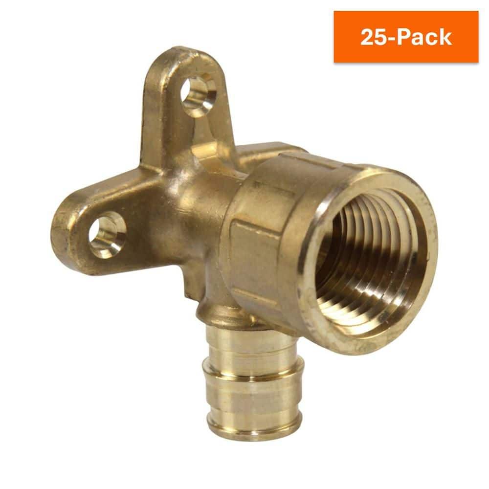 ProPEX 1/2 in. PEX-A Expansion Barb x 1/2 in. FIP Lead-Free Brass 90° Drop Ear Elbow (25-Pack) price history on PriceWatchPro