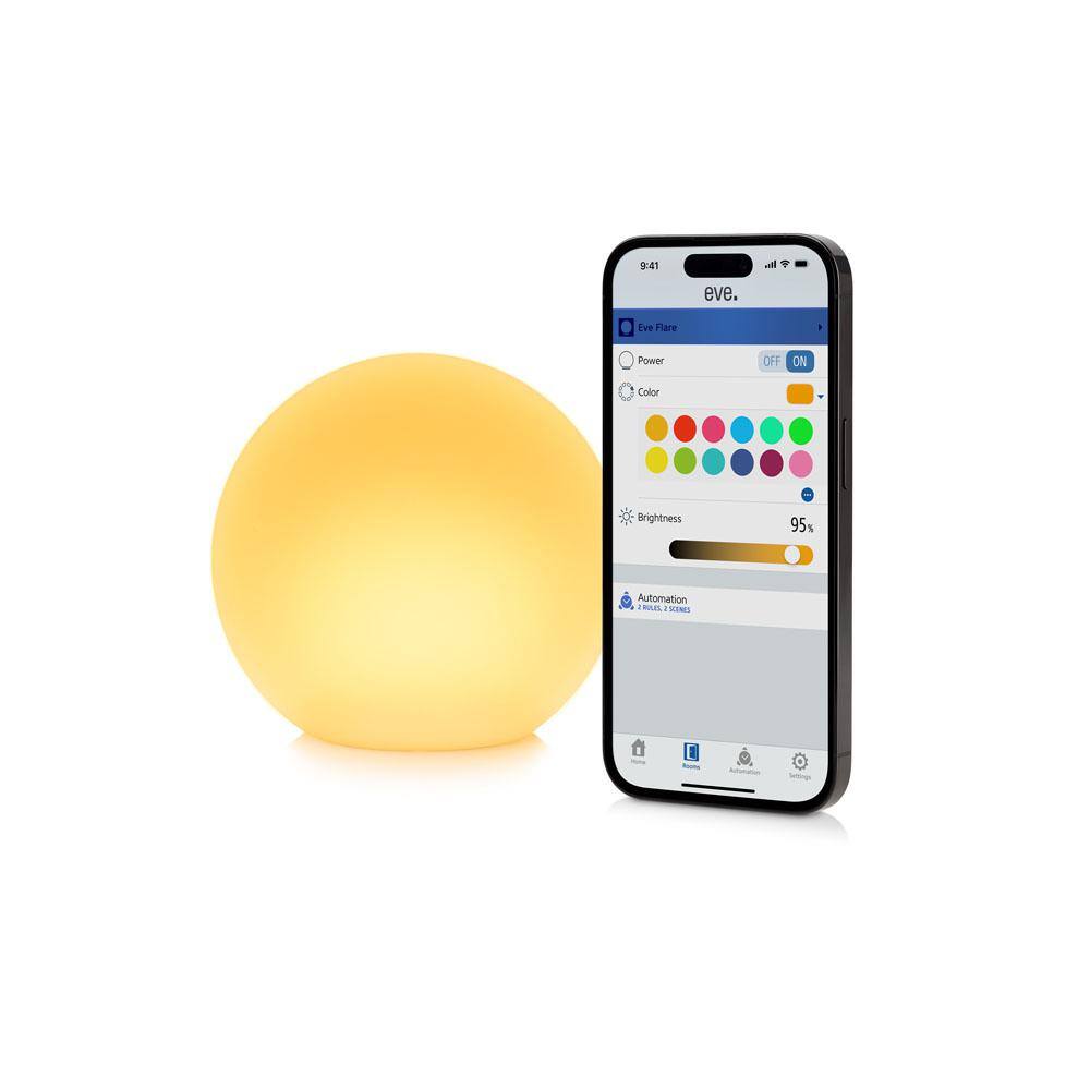 White Portable Smart LED Lamp with Adjustable Brightness
