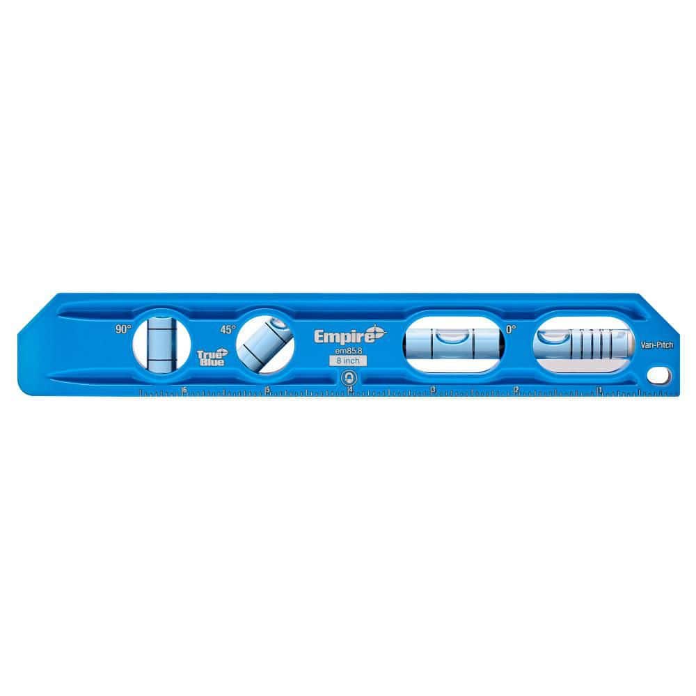 Empire 8in. True Blue Die Cast Torpedo Level EM85.8 - The Home Depot
