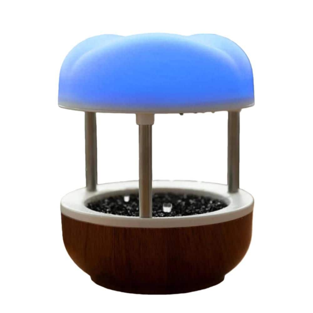 Tabletop 9.5 in. Resin Cascade Fountain Electric with Quiet Pump for Promoting Focus, Productivity and Sleep (1-Pack) price history on PriceWatchPro