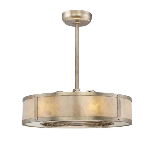 Savoy House Vireo 26 in. W x 8.5 in. H 6-Light Indoor Silver Dust Fan D'Lier Ceiling Fan with Remote Control