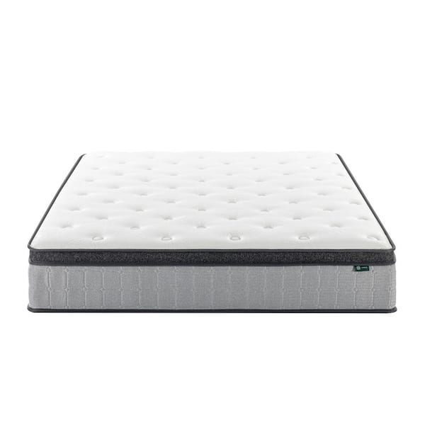 Zinus 12 in. Medium Euro Top Full Comfort Support Cooling Gel Hybrid Mattress