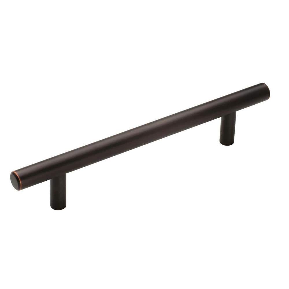 10-Pack Bar Pulls 5 1/16 in.  128mm  Modern Oil Rubbed Bronze Bar Cabinet P
