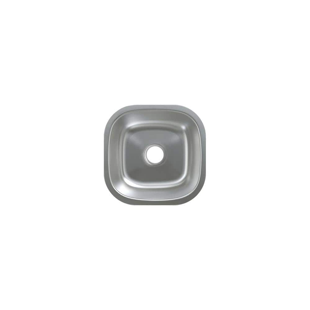 Toulouse 16 x 16 Stainless Steel Single Basin Undermount Kitchen Sink