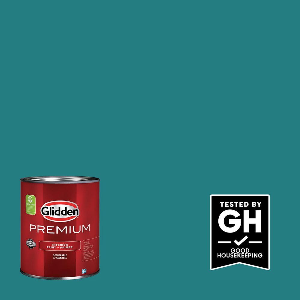 1 qt. ppg1147-6 jade jewel satin interior latex paint