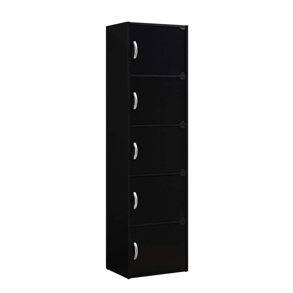 5 Door Storage Cabinet Shelf Organizer Bookcase Pantry Cupboard Closet All Color 