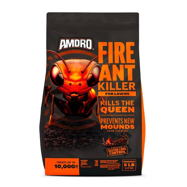AMDRO 5 lb. 10,000 sq. ft. Outdoor Fire Ant Killer Granule Bait for Lawns