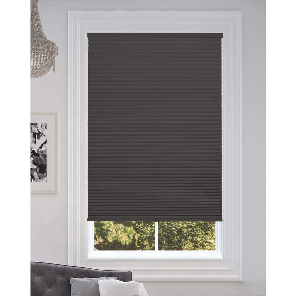 Anthracite Cordless Blackout Fabric Cellular Honeycomb Shade, 9/16 in. Single Cell, 57.5 in. W x 72 in. L price history on PriceWatchPro