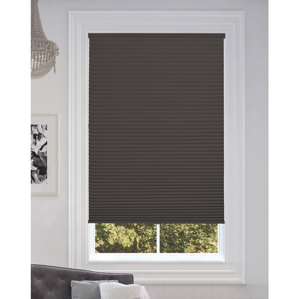 Anthracite Cordless Fabric Blackout Cellular Honeycomb Shade, 9/16 in. Single Cell, 61 in. W x 72 in. L price history on PriceWatchPro