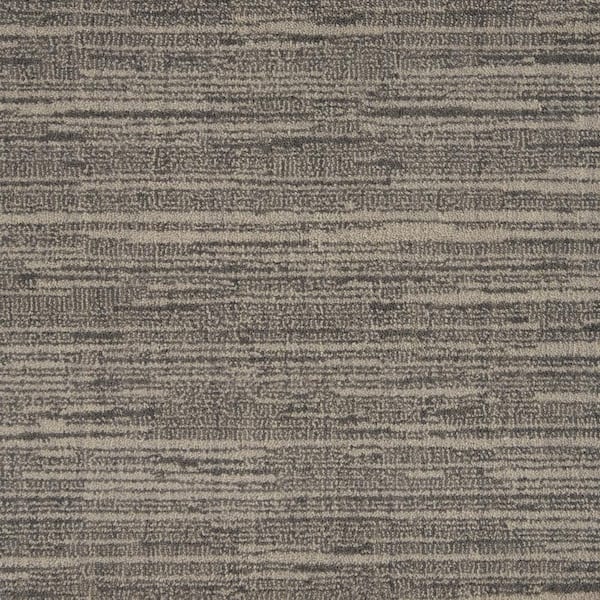 Natural Harmony Suspicion Color Greystone Custom Area Rug with Pad