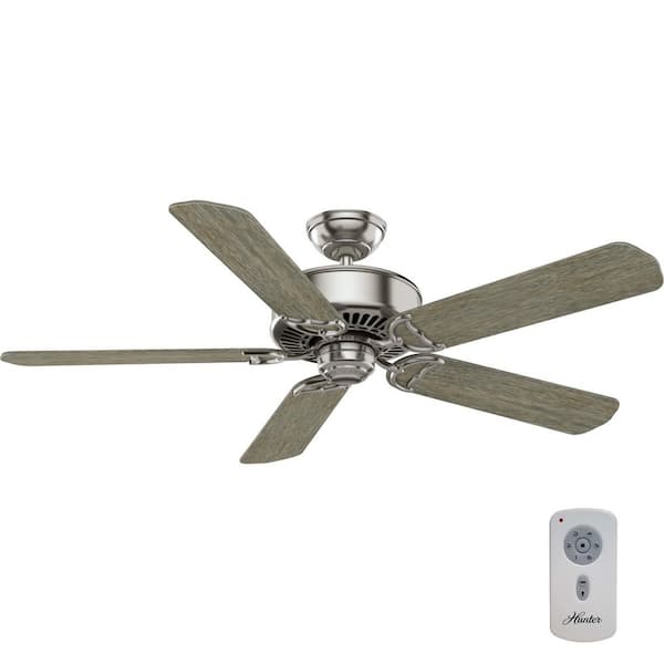 Casablanca Panama 54 in. Indoor Brushed Nickel Ceiling Fan with Remote Included