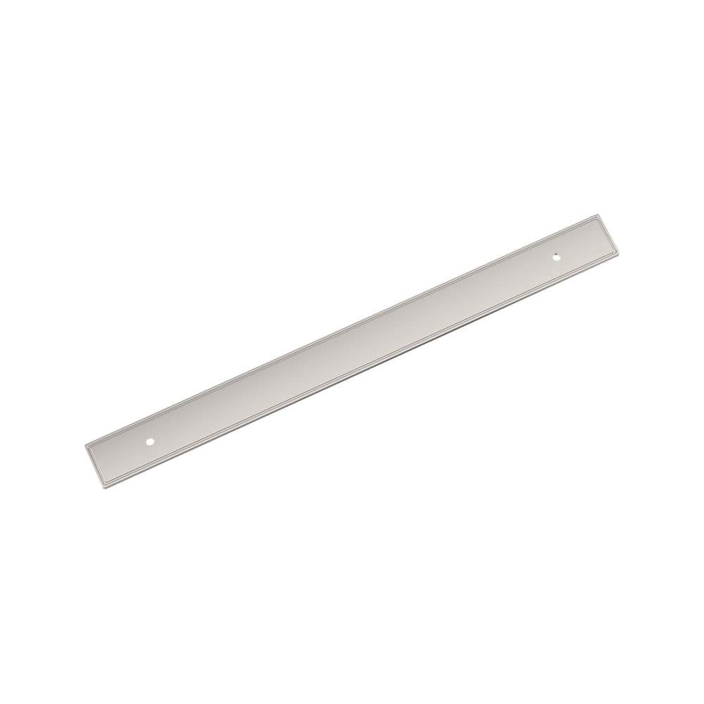 Thoreau 10-1/16 in. Center-to-Center Rectangle Polished Nickel Pull Cabinet Backplate price history on PriceWatchPro