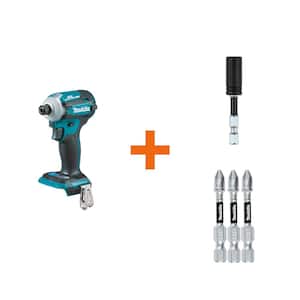 18V LXT Lithium-Ion Brushless Impact Driver with ImpactXPS Insert Bit Holder and ImpactXPS 2 in. Power Bit, 3-Pack