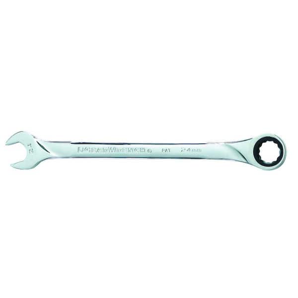 GEARWRENCH 24 mm Metric 72-Tooth XL Combination Ratcheting Wrench