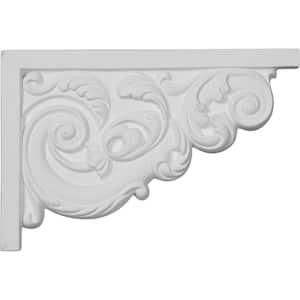 5/8 in. x 11-3/8 in. x 7-5/8 in. Polyurethane Right Large Ashford Stair Bracket Moulding