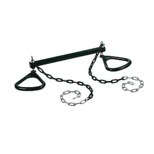 Ultimate Triangle Rings and Trapeze Bar- Green