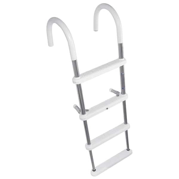 Windline Gunwale Hook Telescoping 4-Step Ladder