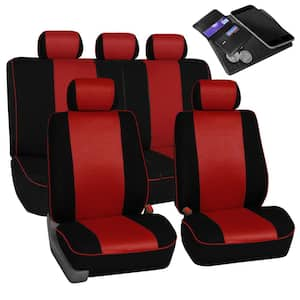 Cloth 47 in. x 23 in. x 1 in. Full Set Car Seat Covers