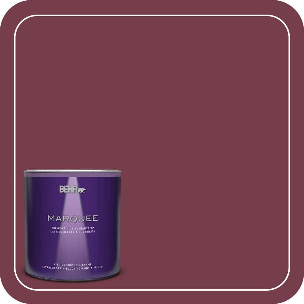 1 qt. #ICC-110 Vintage Merlot Eggshell Enamel Interior Paint & Primer product image for price tracking