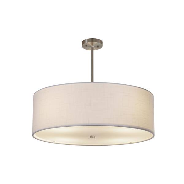 linen shade ceiling light