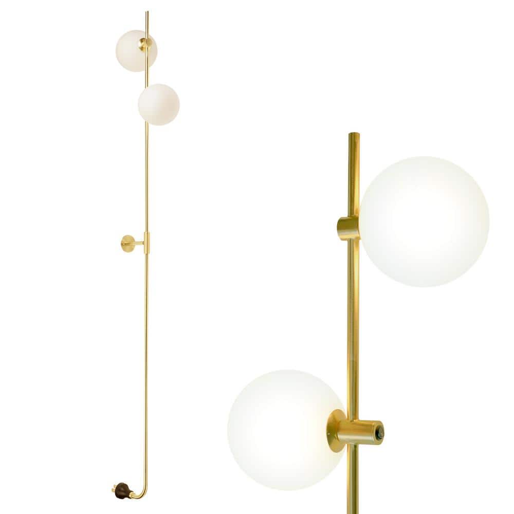 Equinox 2-Light Antique Brass LED Wall Sconce with 2 Adjustable Heads price history on PriceWatchPro