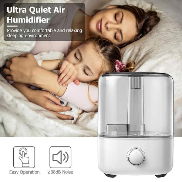 Dropship 5L/1.32Gal Humidifiers Top Fill Cool Mist Humidifier With Essential  Oils Diffuser Filter 360° Rotatable Outlet Nozzle 1-8 Hours Timer 1-3 Level  Mist 40-90% Humidity to Sell Online at a Lower Price