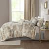 Madison Park Inspire 7-Piece Gray Cotton Blend Queen Comforter Set MP10-7382