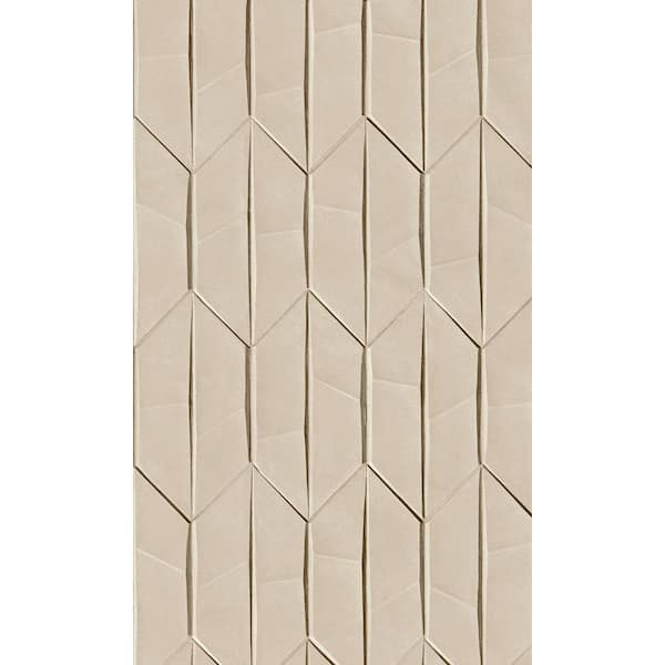 Walls Republic Multicolored Folded Paper-Like Geometric Printed Non-Woven Non-Pasted Textured Wallpaper 57 sq. ft.