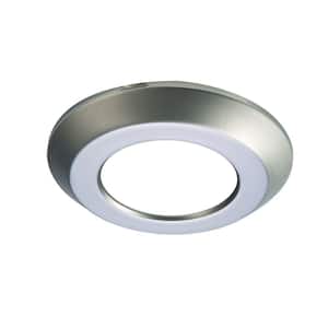SLD 4 in. Satin Nickel Recessed Lighting Retrofit Replaceable Trim Ring