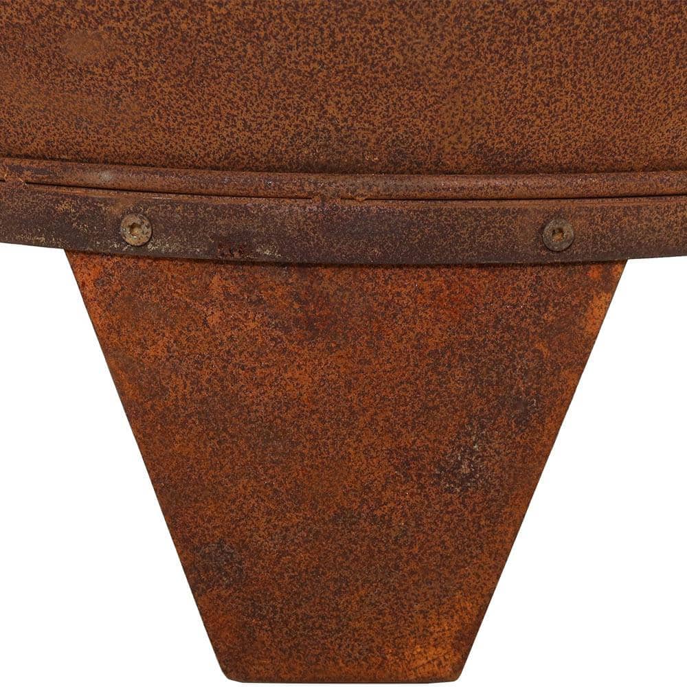 75'' Bronze Cold-Rolled Steel Wood-Burning Chiminea Fire Pit