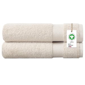 Linen-Bordered 650-Gram Turkish Cotton Towel Collection