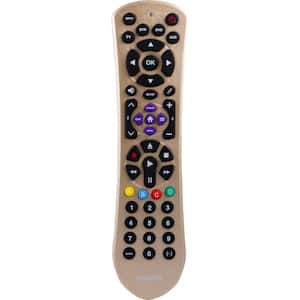 4-Device Universal Remote Control, Brushed Gold