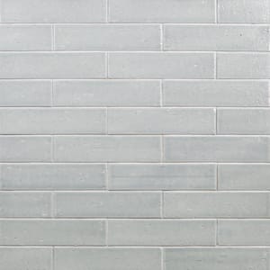 Rhythmic Wales Gray 2 in. x 9 in. 12mm Glazed Clay Subway Tile (30-piece 4.63 sq. ft. / box)