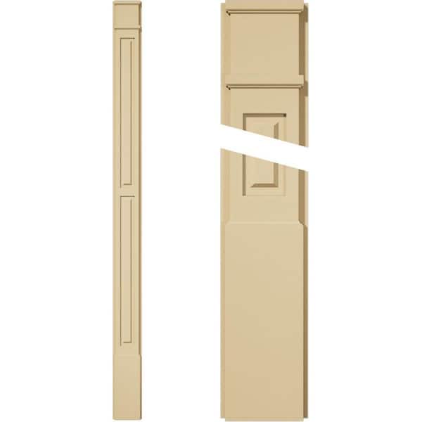 Ekena Millwork 2 in. D x 7 in. W x 102 in. L Primed Polyurethane Pilaster 1- Pack