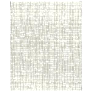 Wires Crossed Light Gray Vinyl Strippable Roll (Covers 60.75 sq. ft.)