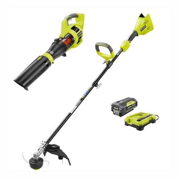 Ryobi 40v trimmer and blower online combo