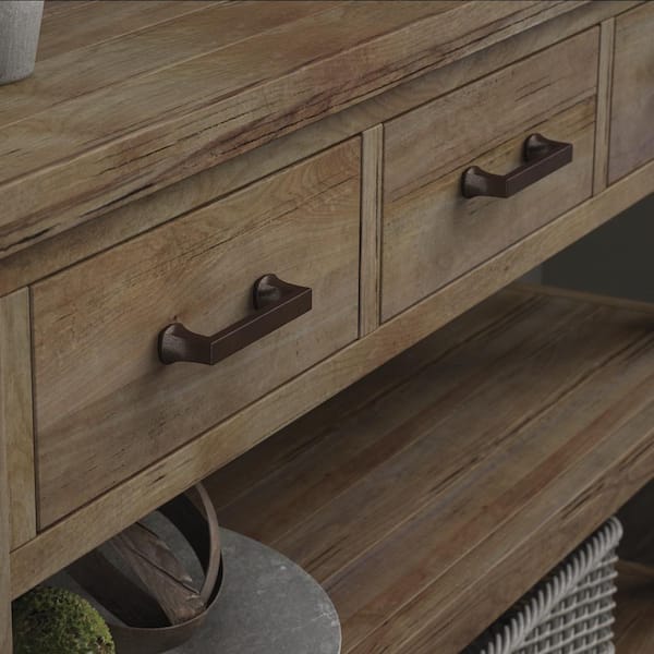 25-Pack Mandara 3-3/4 in. (96 mm) Classic Cocoa Bronze Cabinet Drawer Bar Pulls