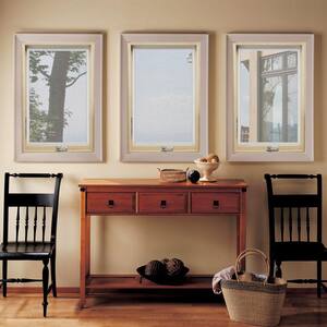 24.25 in. x 36.25 in. W-2500 Left-Hand Casement Wood Screen Window