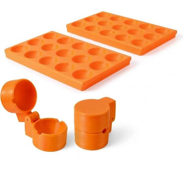 2-Pack PLA Plastic Cake Pop Mold Press Set Round Sphere Cutter Pusher Baking Molds for Parties Desserts