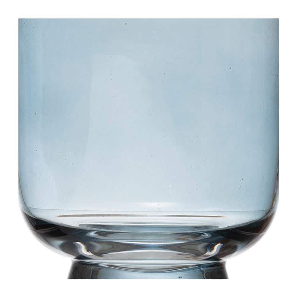 Creative Co-Op Multicolor Glass Water Tumblers, Set of 4