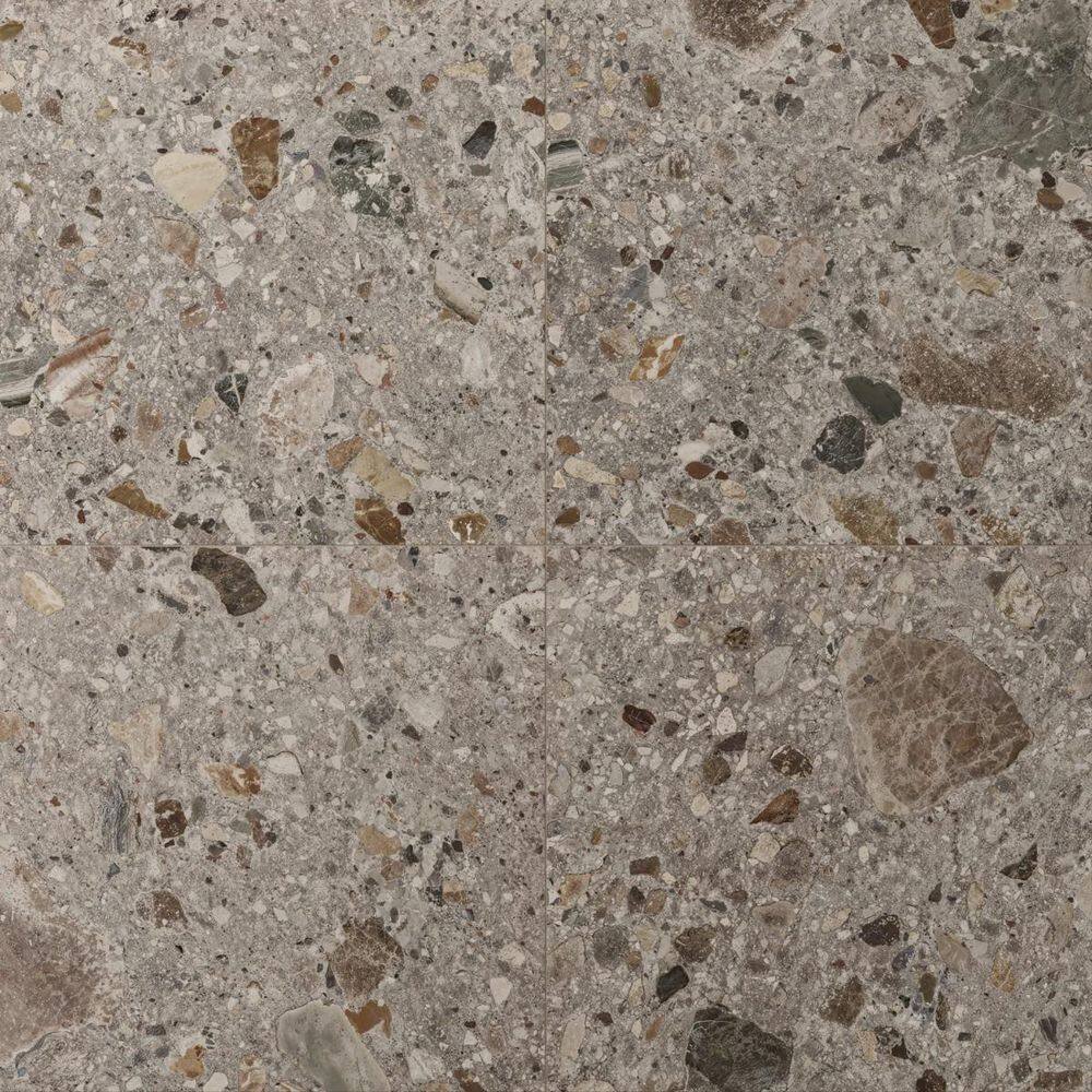 Luxe Terrazzo Fossil Gray 23.54 in. x 23.54 in. Terrazzo Look Matte Porcelain Floor and Wall Tile (11.62 Sq. Ft. / Case) price history on PriceWatchPro