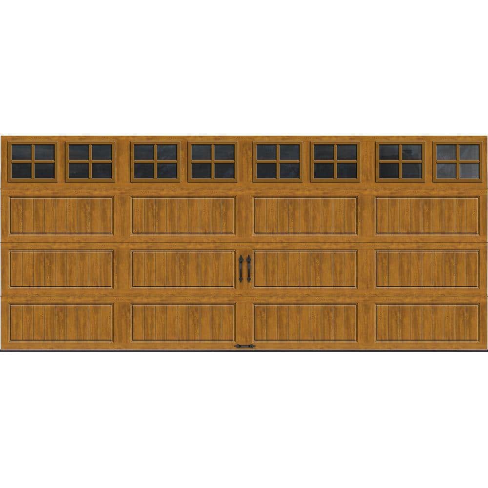 Gallery Steel Long Panel 16 ft x 7 ft Insulated 18.4 R-Value Wood Look Medi