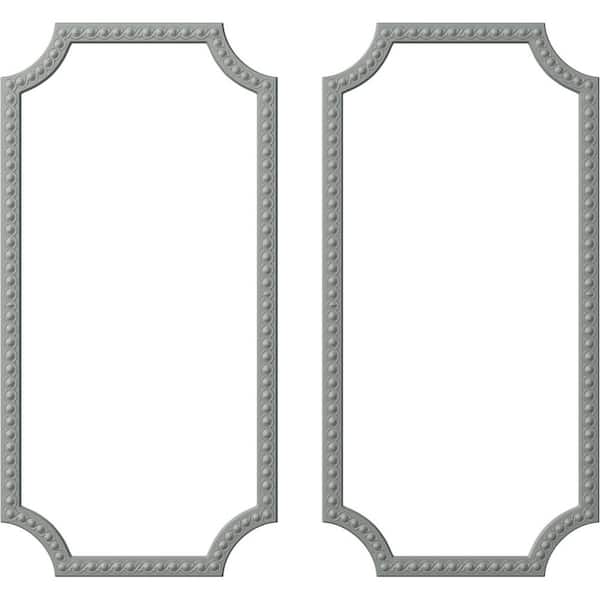 Ekena Millwork 13.35 Sq. Ft. Unfinished Polyurethane Foster Running Coin Panel Moulding Kit (Double Panel)