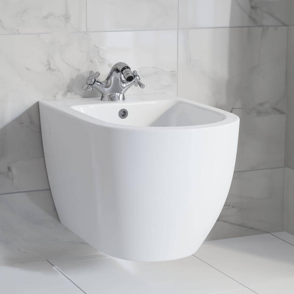 St. Tropez Wall Hung Elongated Bidet in Glossy White price history on PriceWatchPro