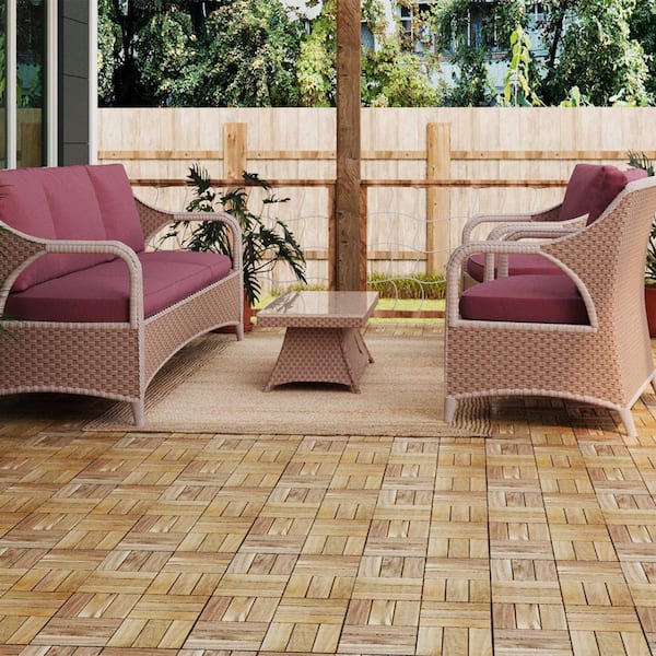 YOFE Natural Acacia Wood 3/4 in. T x 12 in. W Solid Hardwood